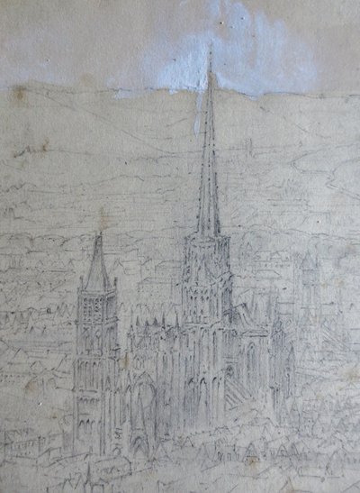Rouen, Dessin XIXe siècle.