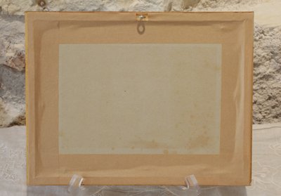 Gravure Adam et Eve, époque 18ème siècle