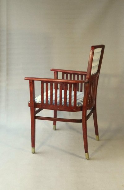 Fauteuil Sécession viennoise N° 420 de Kohn, production Thonet 1925