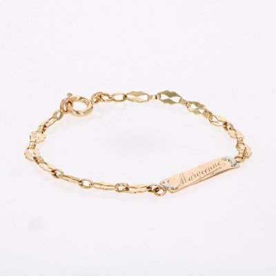 Maryvonne Antik-Gelbgold-Panzerkette