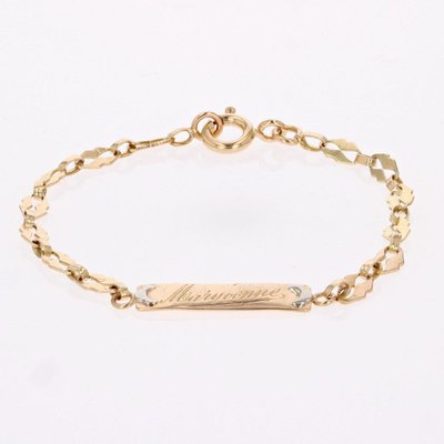 Maryvonne Antik-Gelbgold-Panzerkette