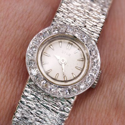 Lady Star White Gold Diamond Watch
