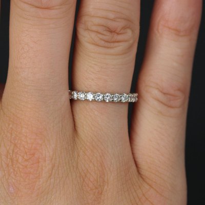 Alliance Or Blanc Diamants Occasion