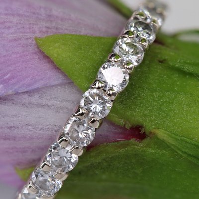 Alliance Or Blanc Diamants Occasion