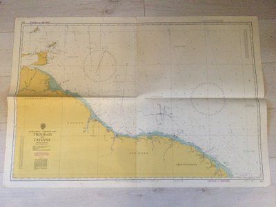 Carta nautica "da Trinidad a Cayenne"