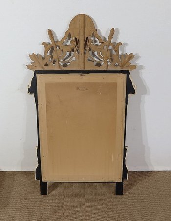  Gilded wood mirror with gold leaf Louis XVI - 2nd part XIXth century