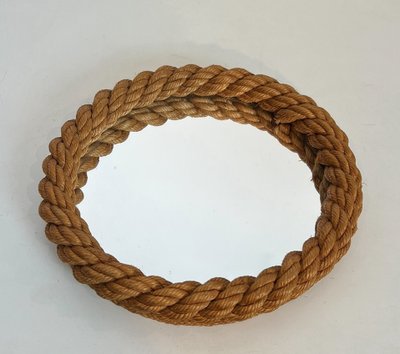 Round Rope Mirror By Audoux Minet