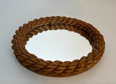 Round Rope Mirror By Audoux Minet