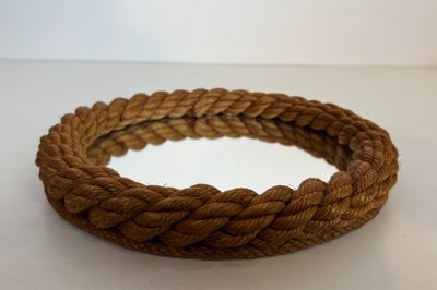 Round Rope Mirror By Audoux Minet
