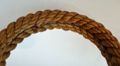 Round Rope Mirror By Audoux Minet