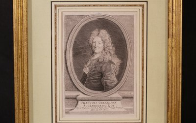 Engraved portrait François Girardon