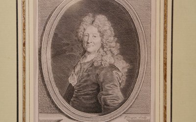 Engraved portrait François Girardon