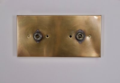 Pair of Double “Cylinder” Wall Lights