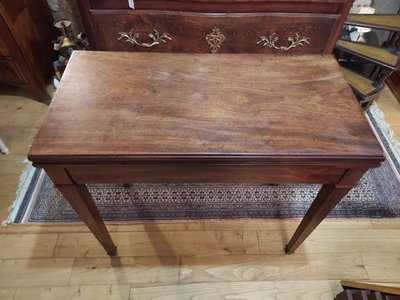Mahogany Games Table, Directoire Period