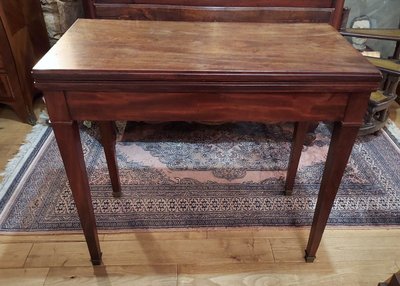 Mahogany Games Table, Directoire Period