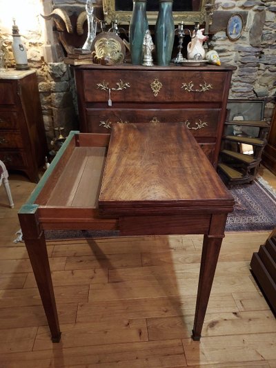 Mahogany Games Table, Directoire Period