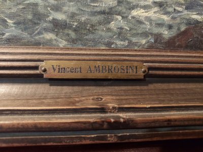 Vincent Ambrosini (1905–1982) Nachtlandschaft