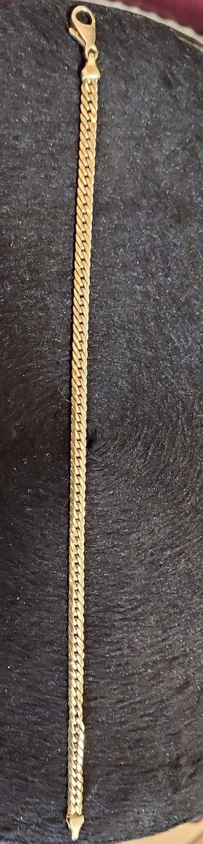 Bracelet Gourmette En Or