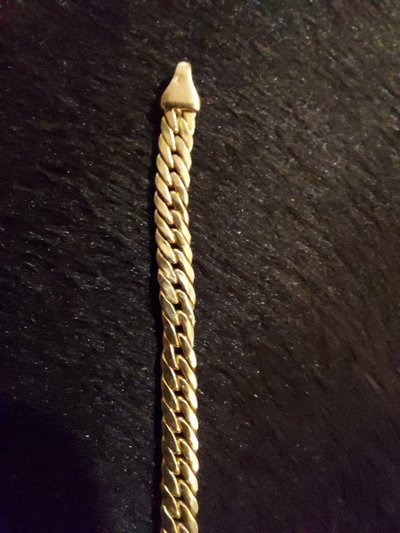 Bracelet Gourmette En Or