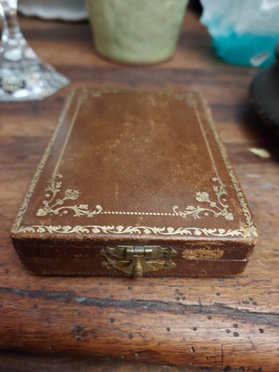 Rare silver travel reliquary