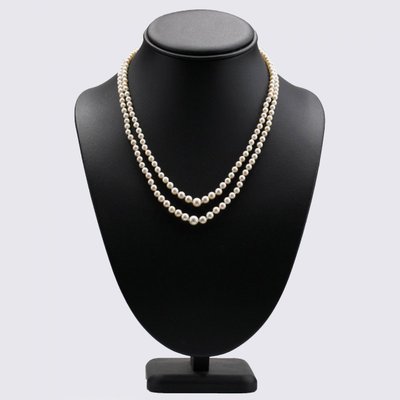Collier De Perles De Culture Double Rang