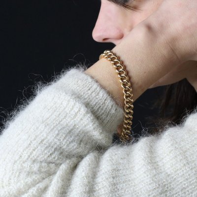 Vintage Gold Massive Curb Chain