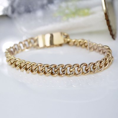 Vintage Gold Massive Curb Chain