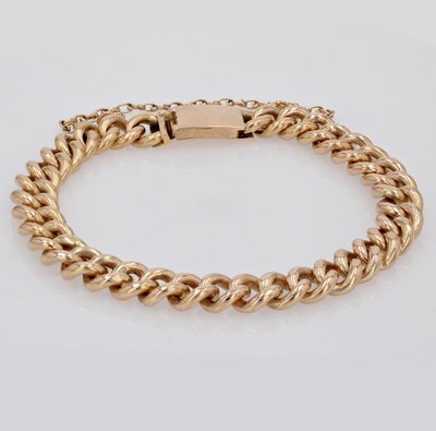 Vintage Gold Massive Curb Chain