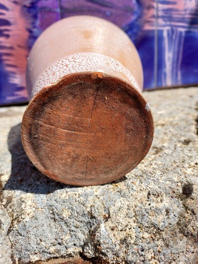 Zoomorph Eule glasierte Keramik Vase