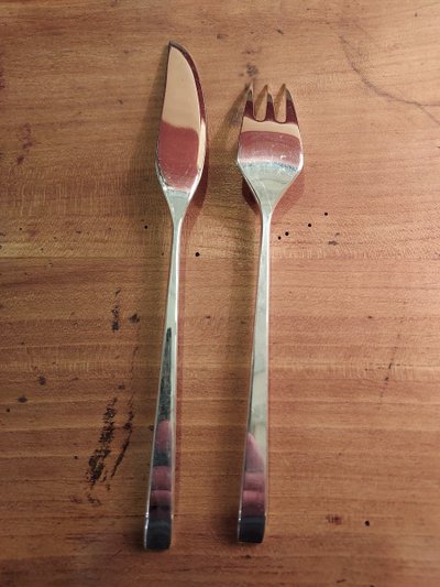 Ercuis Modernist Fish Service Horizon Model