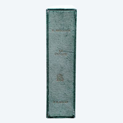 Curiosa FOUGERET DE MONBRON " Le Canapé", pointes sèches originales Paul Émile BÉCAT