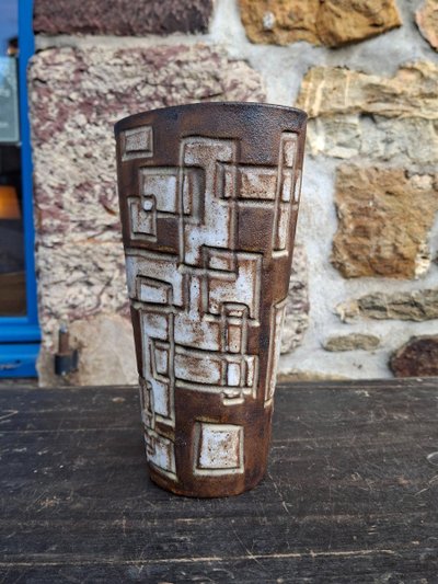 Geometric vase Kostanda Vallauris