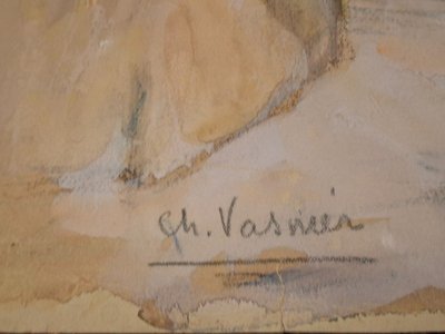 Vue d'Athènes Charles Vasnier (1873-1961)