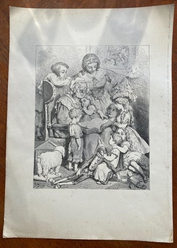 Suite of 9 engravings - Gustave Doré - Hetzel - 1862