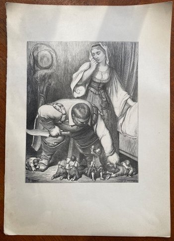 Suite of 9 engravings - Gustave Doré - Hetzel - 1862