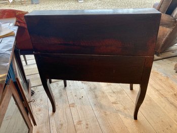 Secrétaire à dos d'âne - Louis XV - Bois fruitier 