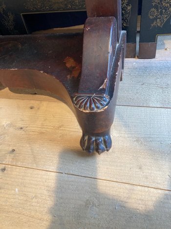 Console en acajou - Louis Philippe - XIXème siècle 