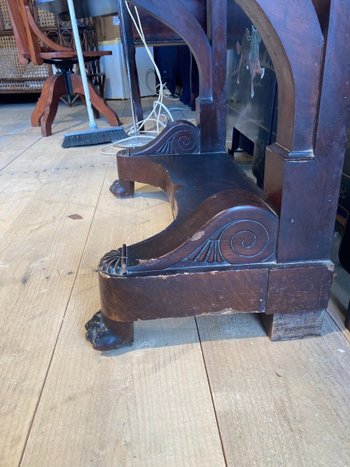 Console en acajou - Louis Philippe - XIXème siècle 