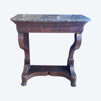 Mahogany console - Louis Philippe - 19th century