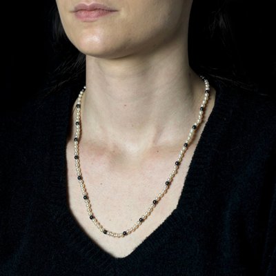Collier Perles De Culture Et Hématites