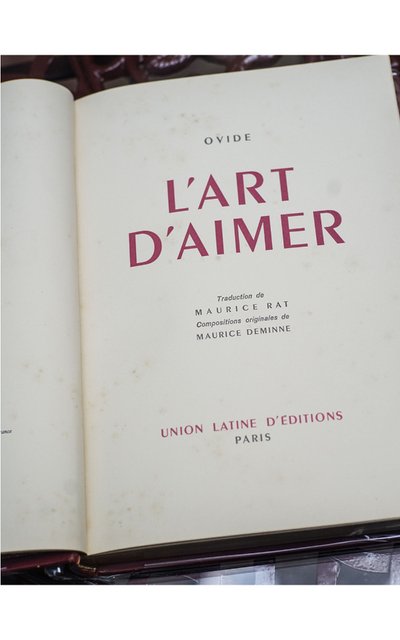 Curiosa OVIDE, L'ARTE DELL'AMORE