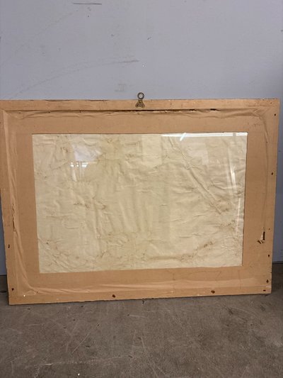 Antica incisione acquaforte flagellazione di Cristo XVI sec, 89x65cm