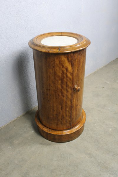 Somno aus blondem Mahagoni mit Marmorplatte Restaurationszeit 19.