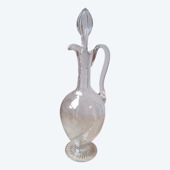 Large decanter - Cut crystal - Circa 1950