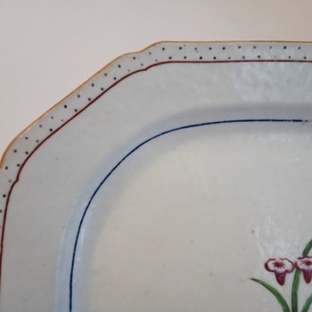 Teller - Chinesisches Porzellan - Compagnie des Indes - 18. Jahrhundert