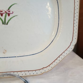 Teller - Chinesisches Porzellan - Compagnie des Indes - 18. Jahrhundert