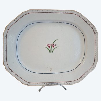 Plat - Porcelaine de Chine - Compagnie des Indes - XVIIIème siècle 