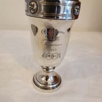 Coppa - Argento Sterling - Criterium Double Gentlemen - Robert Linzeler - 1913