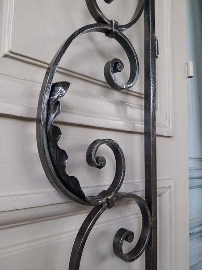 2 wrought-iron doors