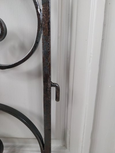 2 wrought-iron doors